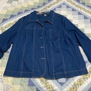 City Blue by Koret blue Jean Jacket Size 22/24